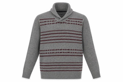 Ben Sherman Men's Grey XL Roll Neck Wool Jumper