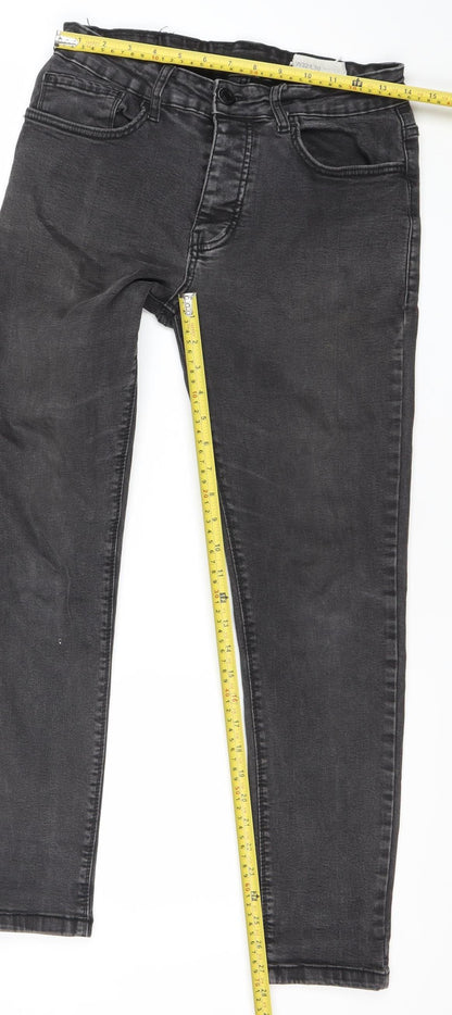 Denim Co. Men’s Black Skinny Denim Jeans W32 L30 Excellent Condition