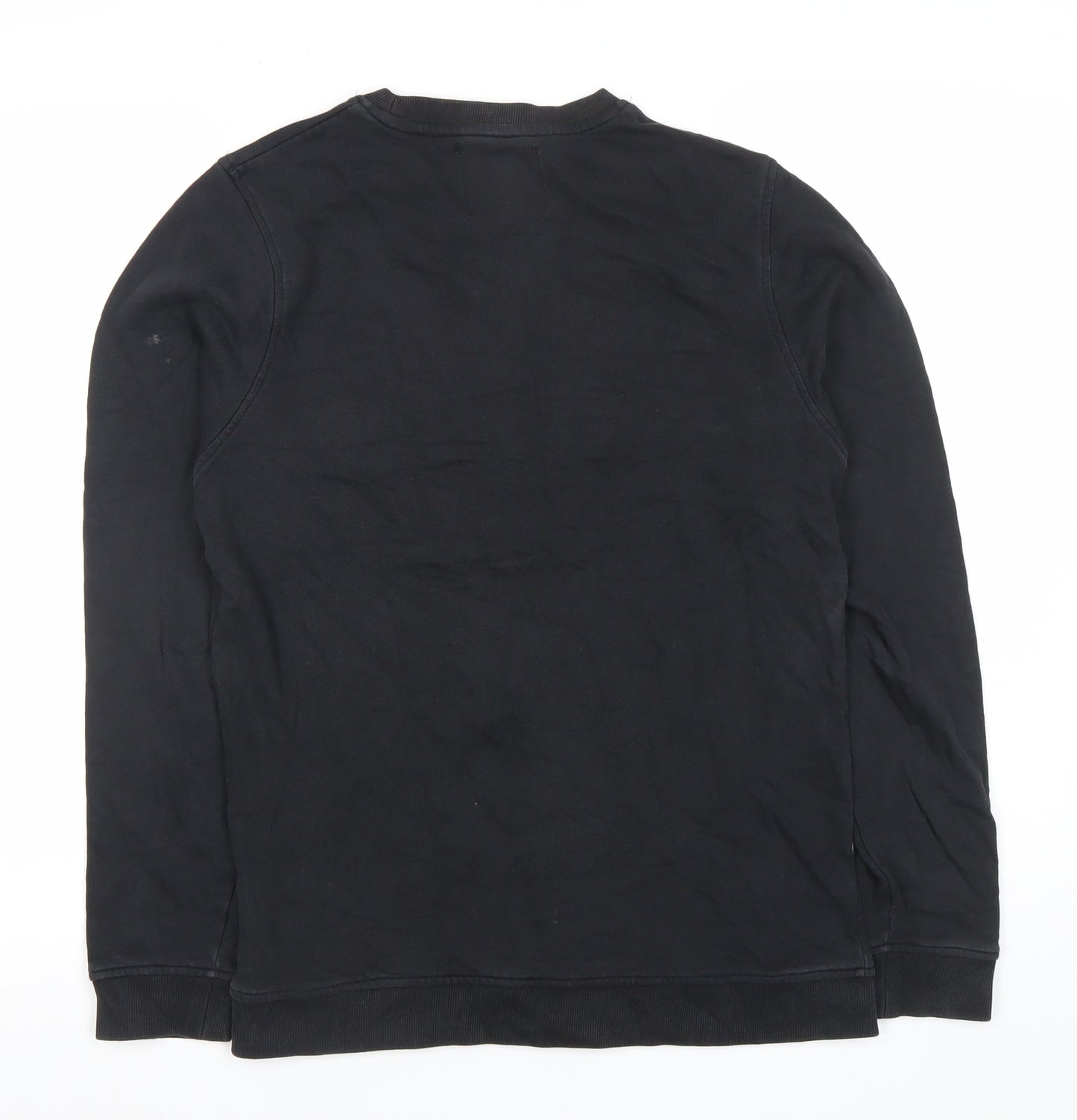 Mens UK Size S JACK & JONES Black Pullover Sweatshirt