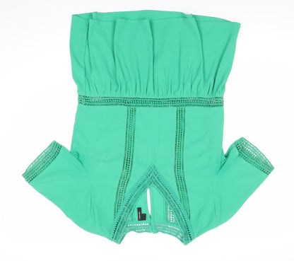 Vero Moda Women's Green Short Sleeve Tunic Blouse Size S