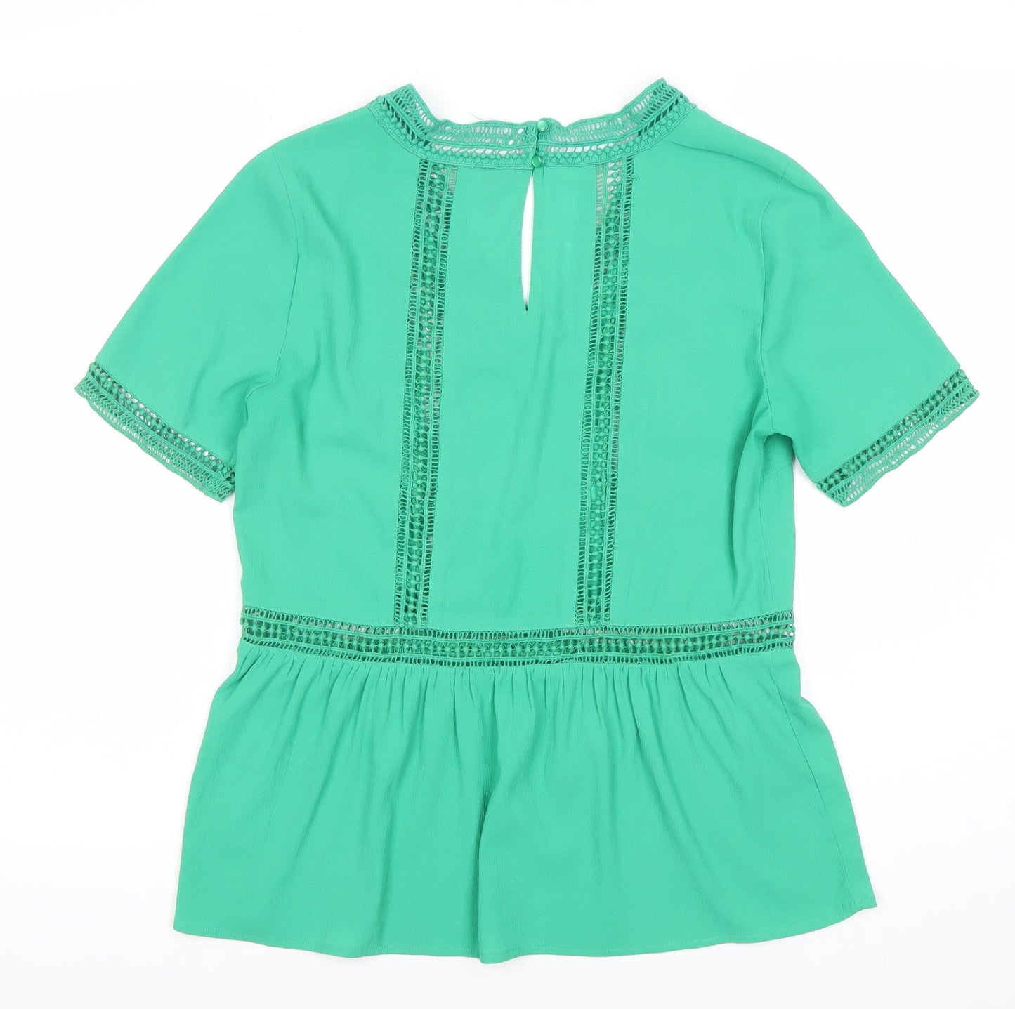 Vero Moda Women's Green Short Sleeve Tunic Blouse Size S