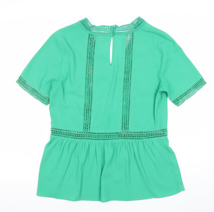 Vero Moda Women's Green Short Sleeve Tunic Blouse Size S