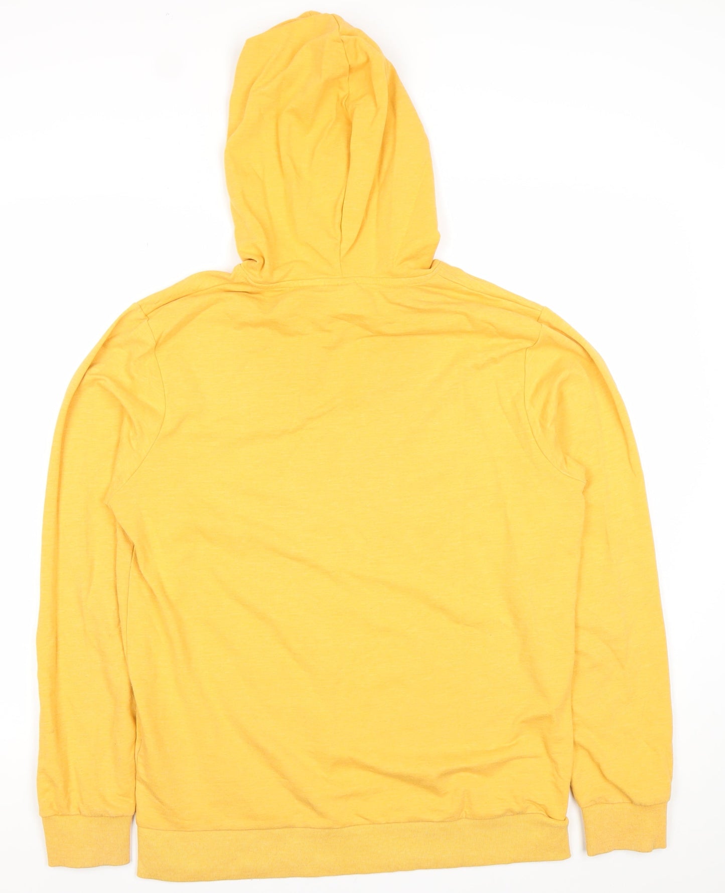 Mens UK Size L JACK & JONES Yellow Pullover Hoodie