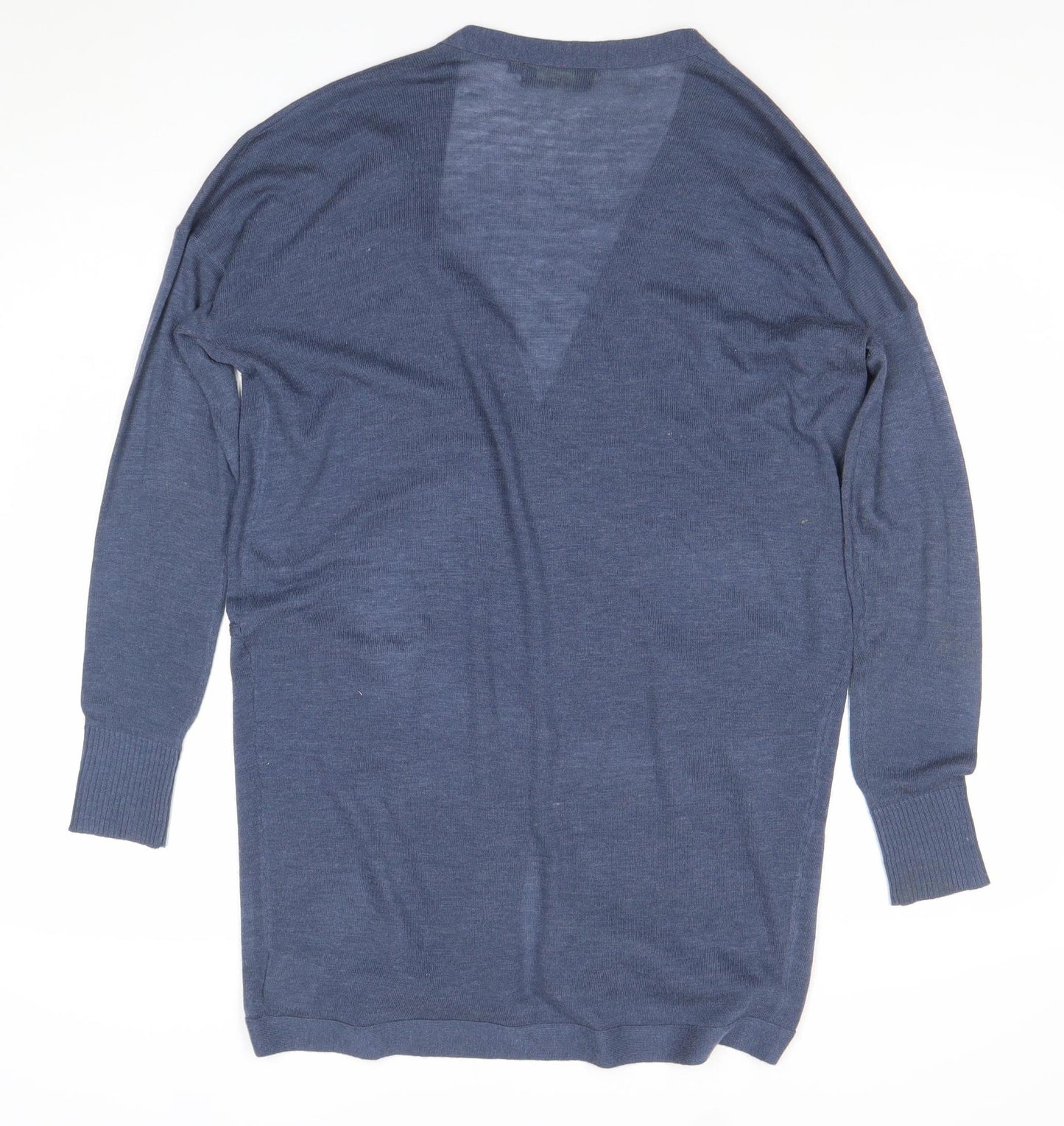 Rage Women’s Blue V-Neck Long Sleeve Button Cardigan Size M