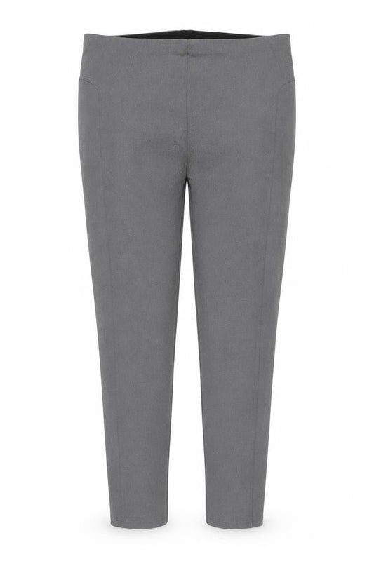 River Island Womens Grey Size 12R Slim Stretch Knit Trousers