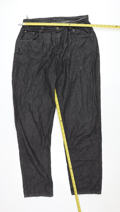 PrettyLittleThing Women’s Black Size 16 Straight Jeans