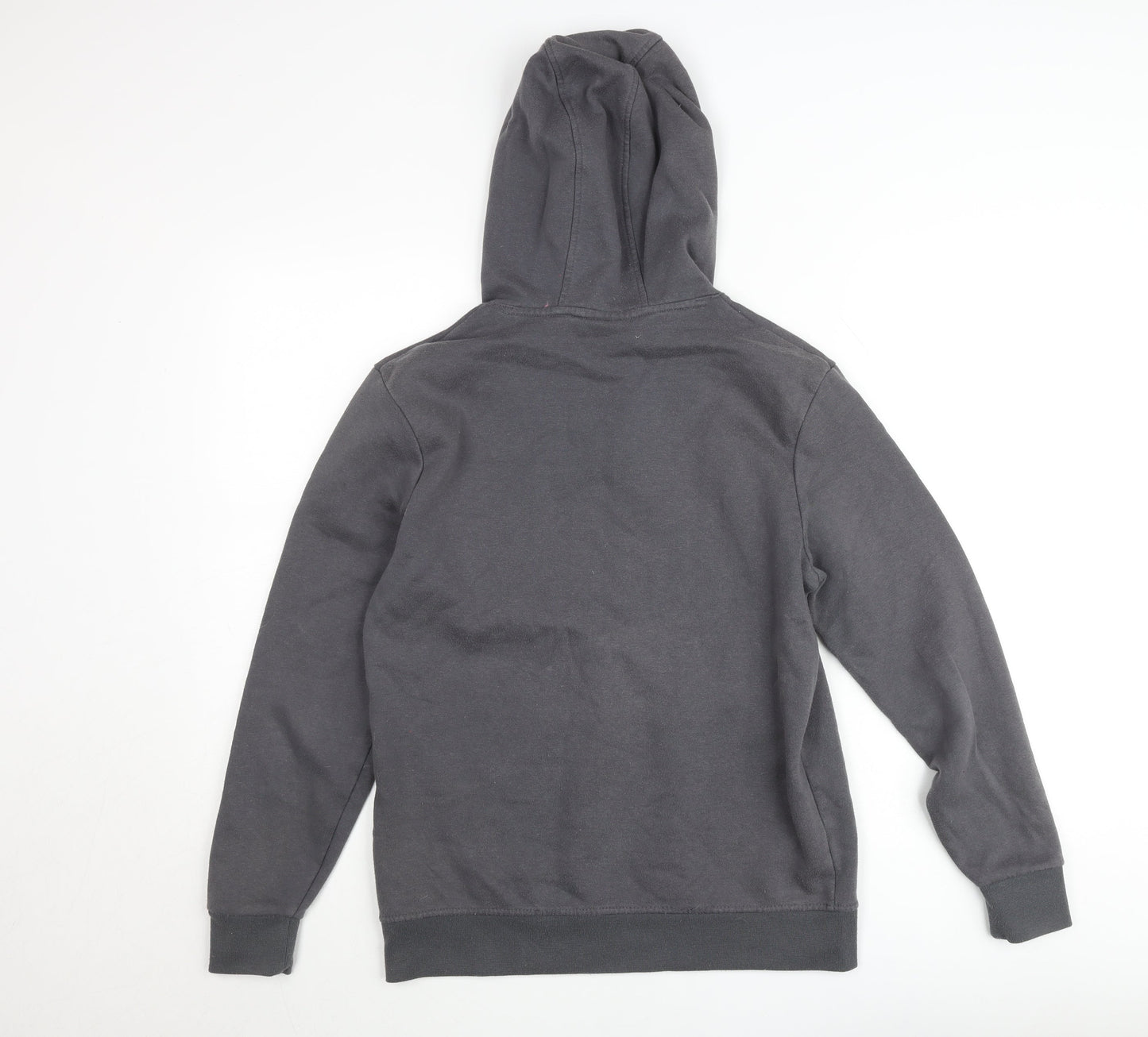 Lonsdale Women’s Grey Half Zip Hoodie Size 8 Small Pullover Sweatshirt