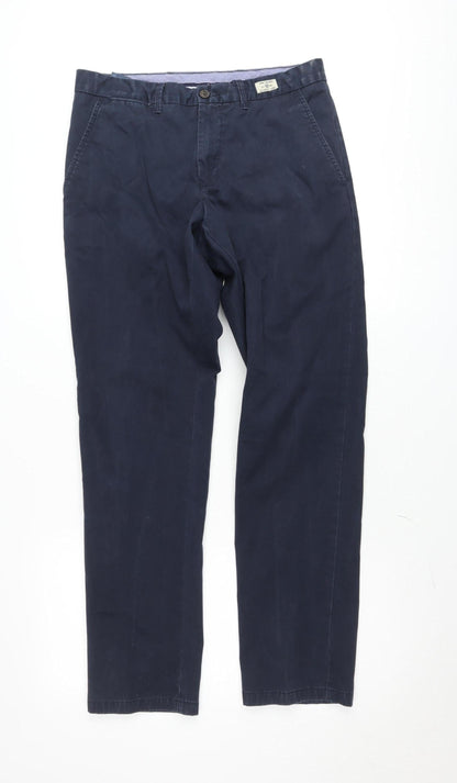 Tommy Hilfiger Men’s Blue Mercer Chino Trousers 32x32 Regular Fit