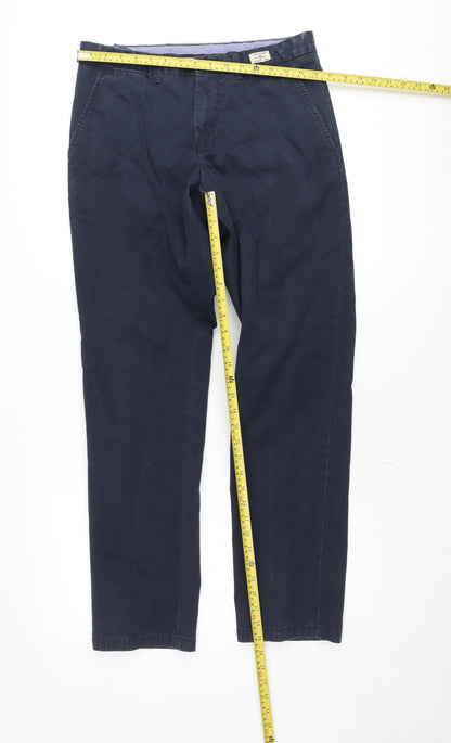 Tommy Hilfiger Men’s Blue Mercer Chino Trousers 32x32 Regular Fit