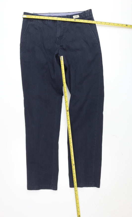Tommy Hilfiger Men’s Blue Mercer Chino Trousers 32x32 Regular Fit