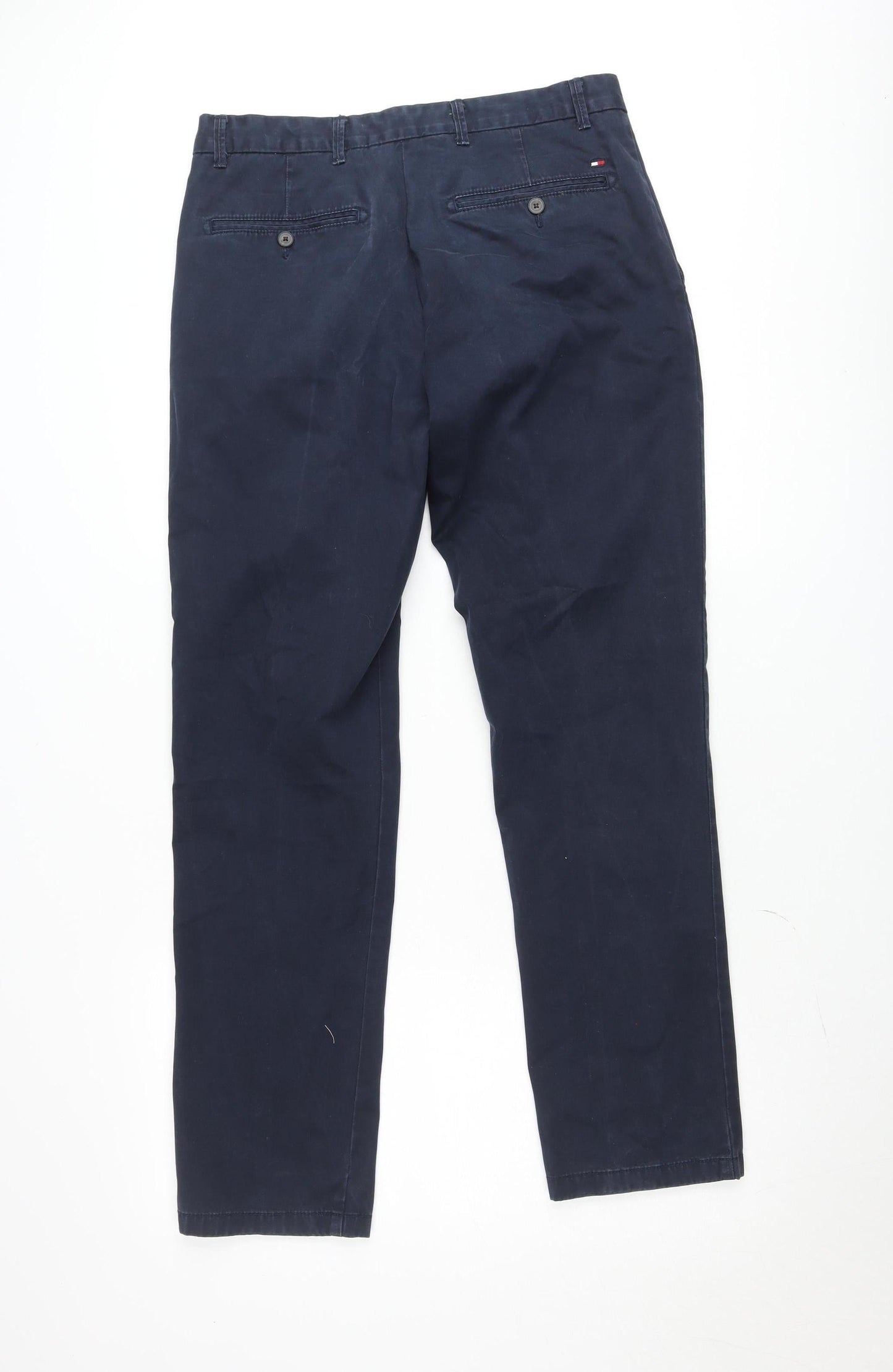 Tommy Hilfiger Men’s Blue Mercer Chino Trousers 32x32 Regular Fit