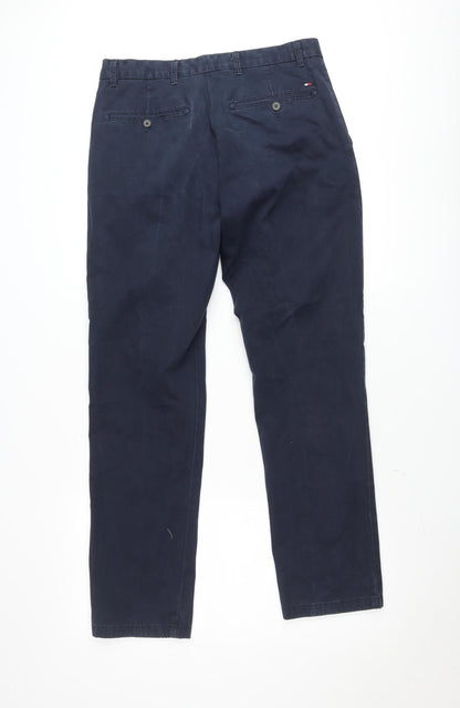 Tommy Hilfiger Men’s Blue Mercer Chino Trousers 32x32 Regular Fit