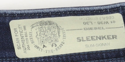 Diesel Men’s Blue Sleenker Slim Skinny Jeans Size W30 L34
