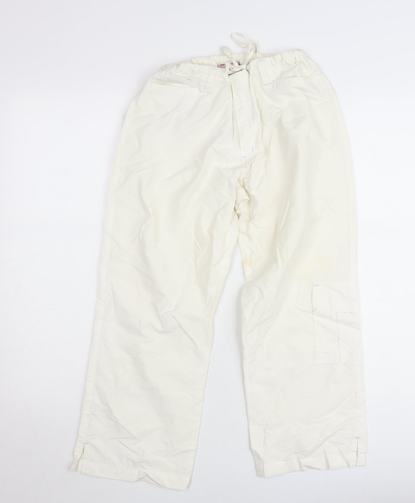 Picken Girls Ivory XL Cargo Skiing Trousers Elastic Waist Winter Pants