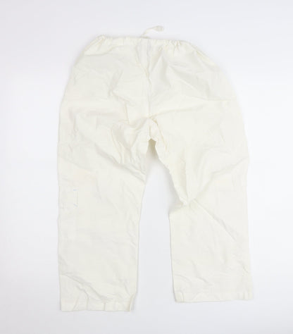 Picken Girls Ivory XL Cargo Skiing Trousers Elastic Waist Winter Pants