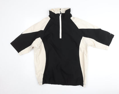 Woodworm Men’s Black Windproof Golf Windbreaker Jacket Size M