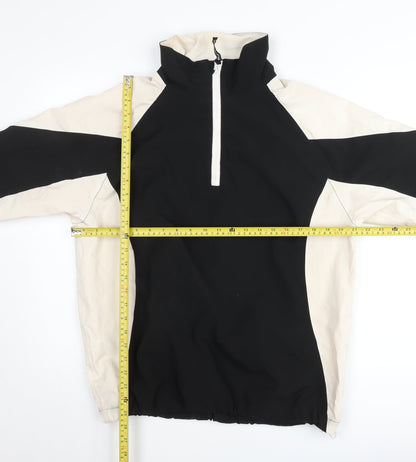 Woodworm Men’s Black Windproof Golf Windbreaker Jacket Size M