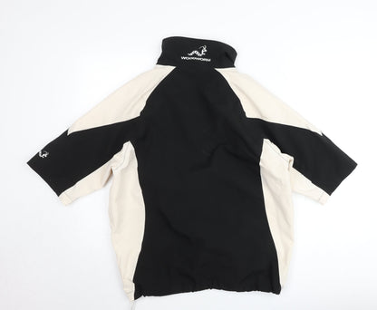 Woodworm Men’s Black Windproof Golf Windbreaker Jacket Size M