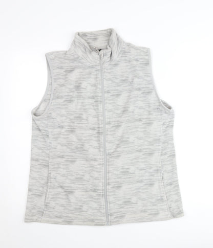 Outdoor Products Women’s Grey Fleece Waistcoat 2XL Full Zip Lightweight