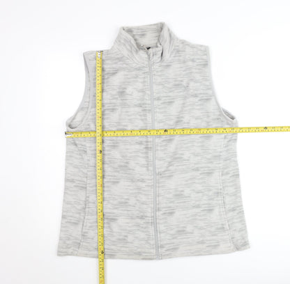 Outdoor Products Women’s Grey Fleece Waistcoat 2XL Full Zip Lightweight
