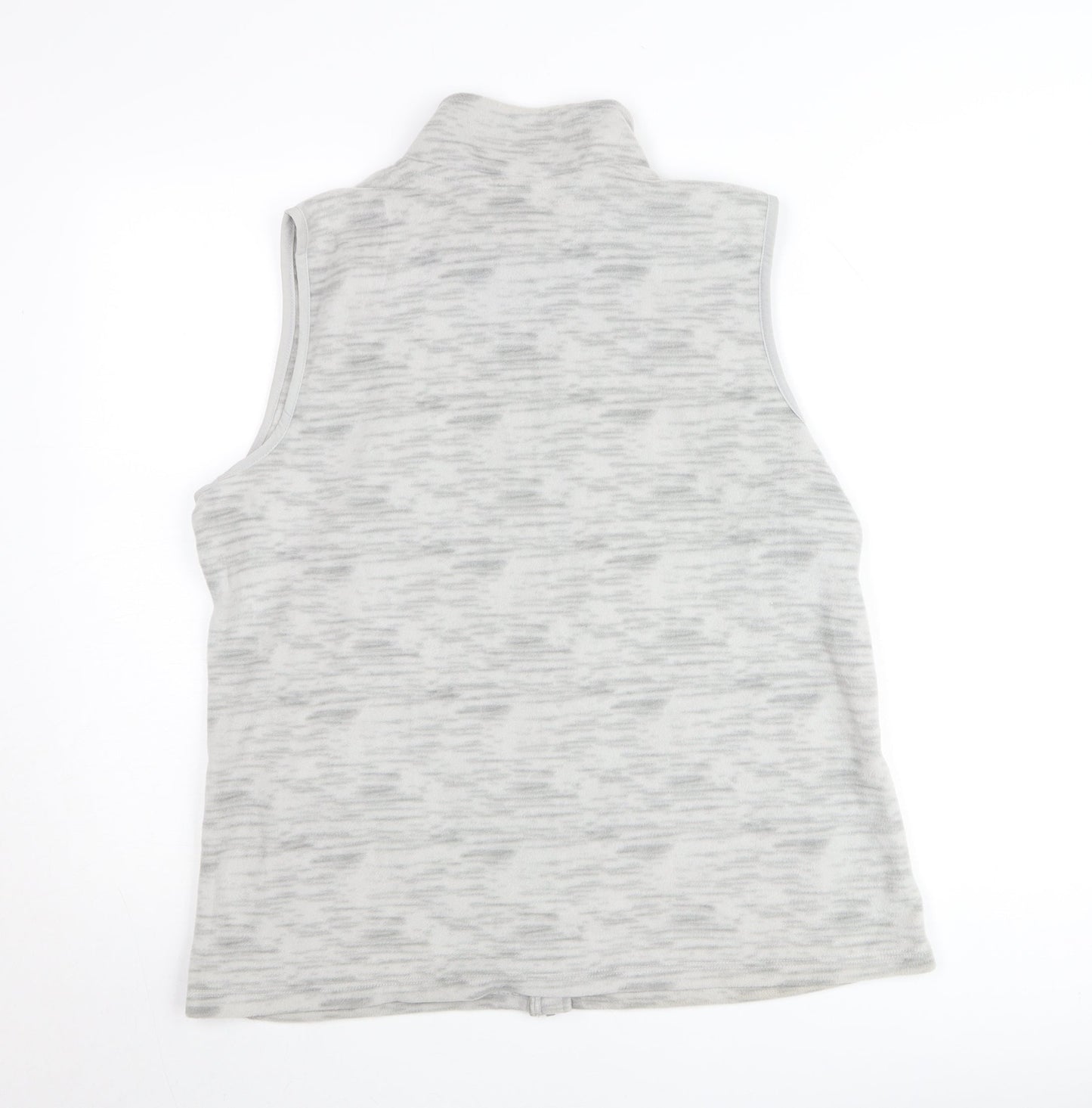 Outdoor Products Women’s Grey Fleece Waistcoat 2XL Full Zip Lightweight