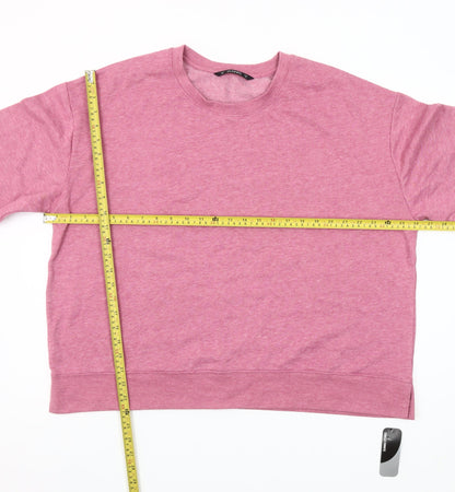 Dunnes St. Bernard Women’s Dark Pink Pullover Sweatshirt XL Polyester Cotton Blend