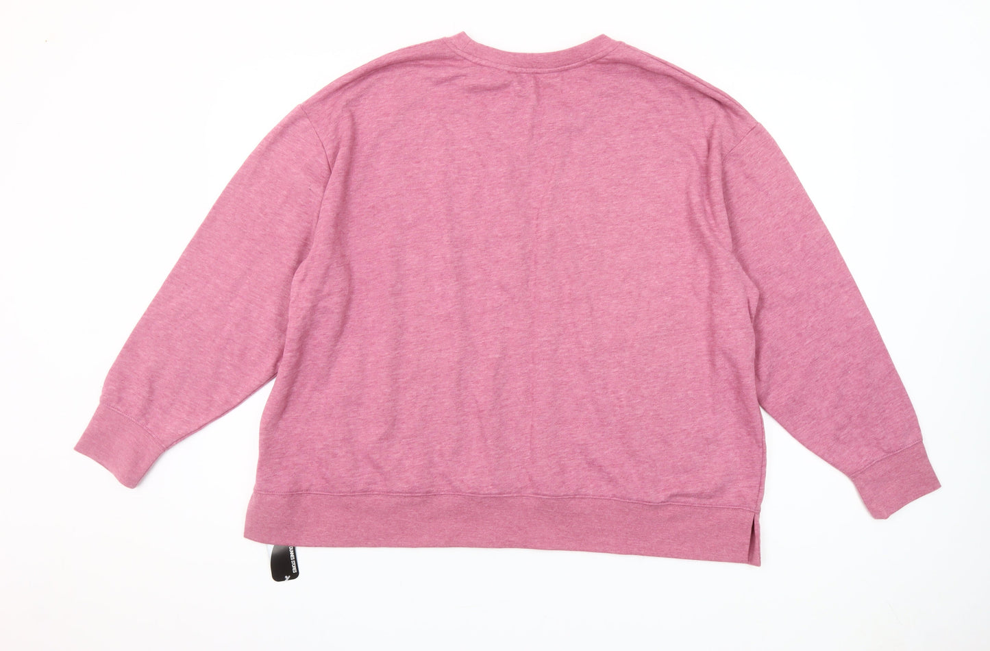 Dunnes St. Bernard Women’s Dark Pink Pullover Sweatshirt XL Polyester Cotton Blend