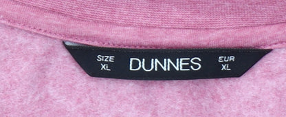 Dunnes St. Bernard Women’s Dark Pink Pullover Sweatshirt XL Polyester Cotton Blend