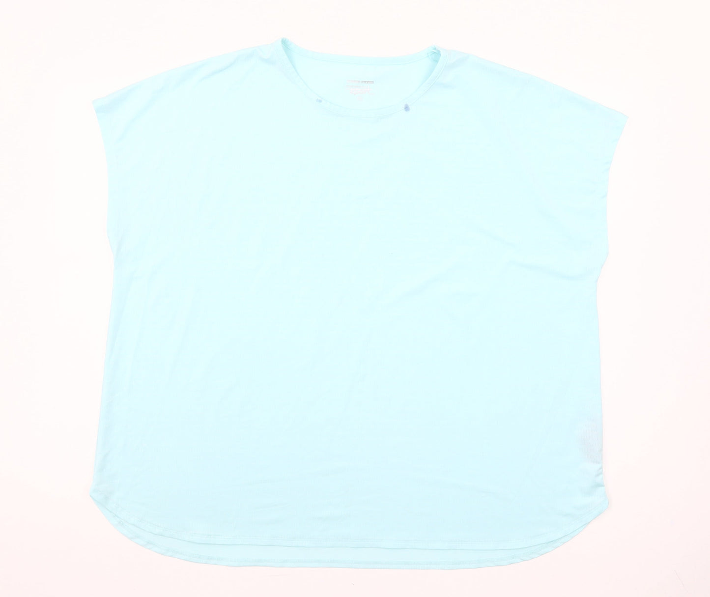 Dunnes Stores Women's Blue XL Basic Sleeveless Sports T-Shirt