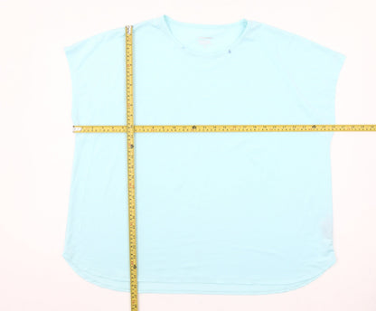Dunnes Stores Women's Blue XL Basic Sleeveless Sports T-Shirt