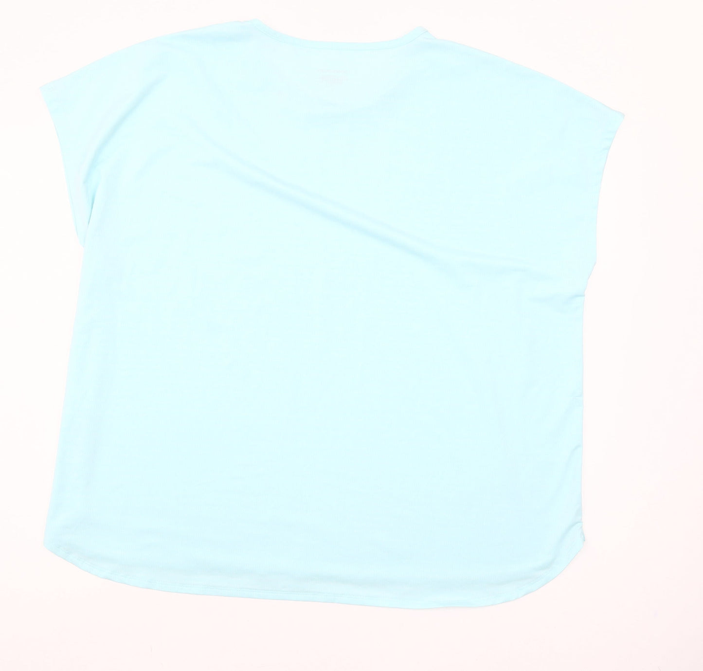 Dunnes Stores Women's Blue XL Basic Sleeveless Sports T-Shirt