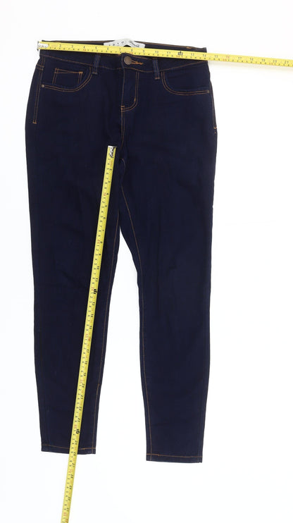 Denim Co. Women's Blue Skinny Stretch Jeans Size 8