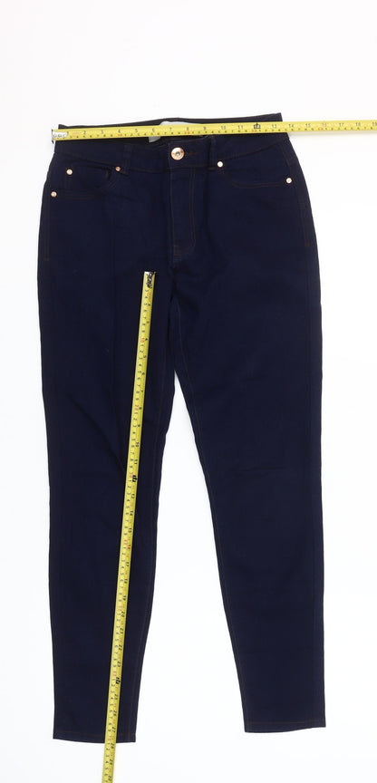 Denim Co. Women's Blue Skinny Jeans Size 8 Regular Fit
