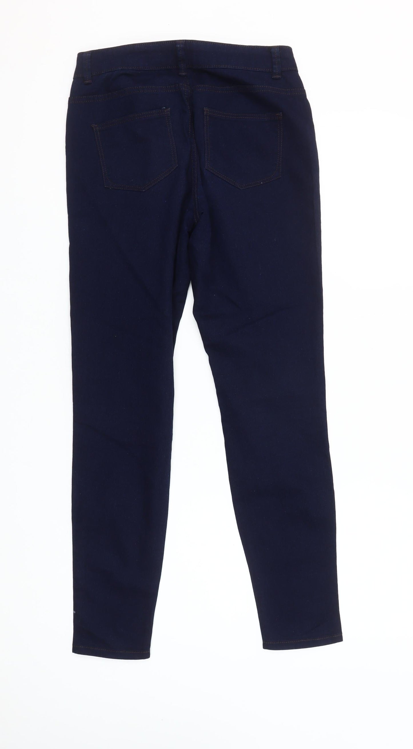 Denim Co. Women's Blue Skinny Jeans Size 8 Regular Fit