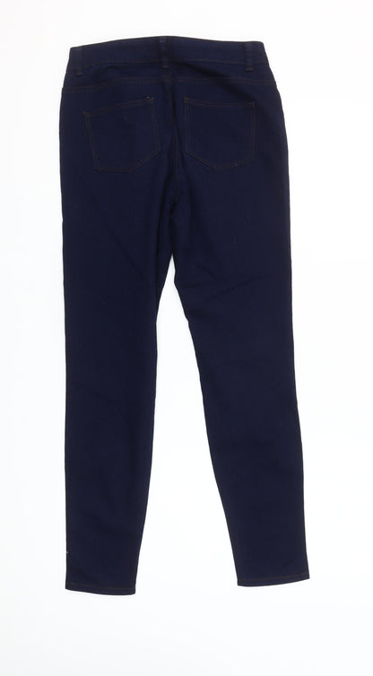 Denim Co. Women's Blue Skinny Jeans Size 8 Regular Fit
