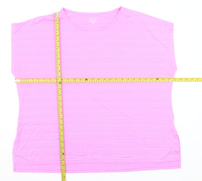 Dunnes Stores Womens Pink 2XL Performance Sport T-Shirt