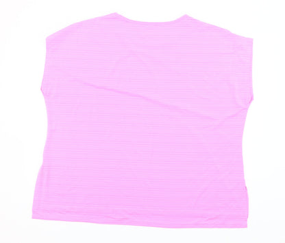 Dunnes Stores Womens Pink 2XL Performance Sport T-Shirt