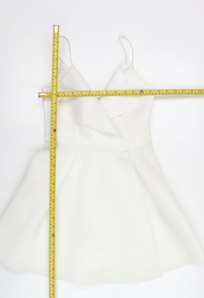 ASOS Women’s White Fit & Flare Sleeveless Short Dress UK 8