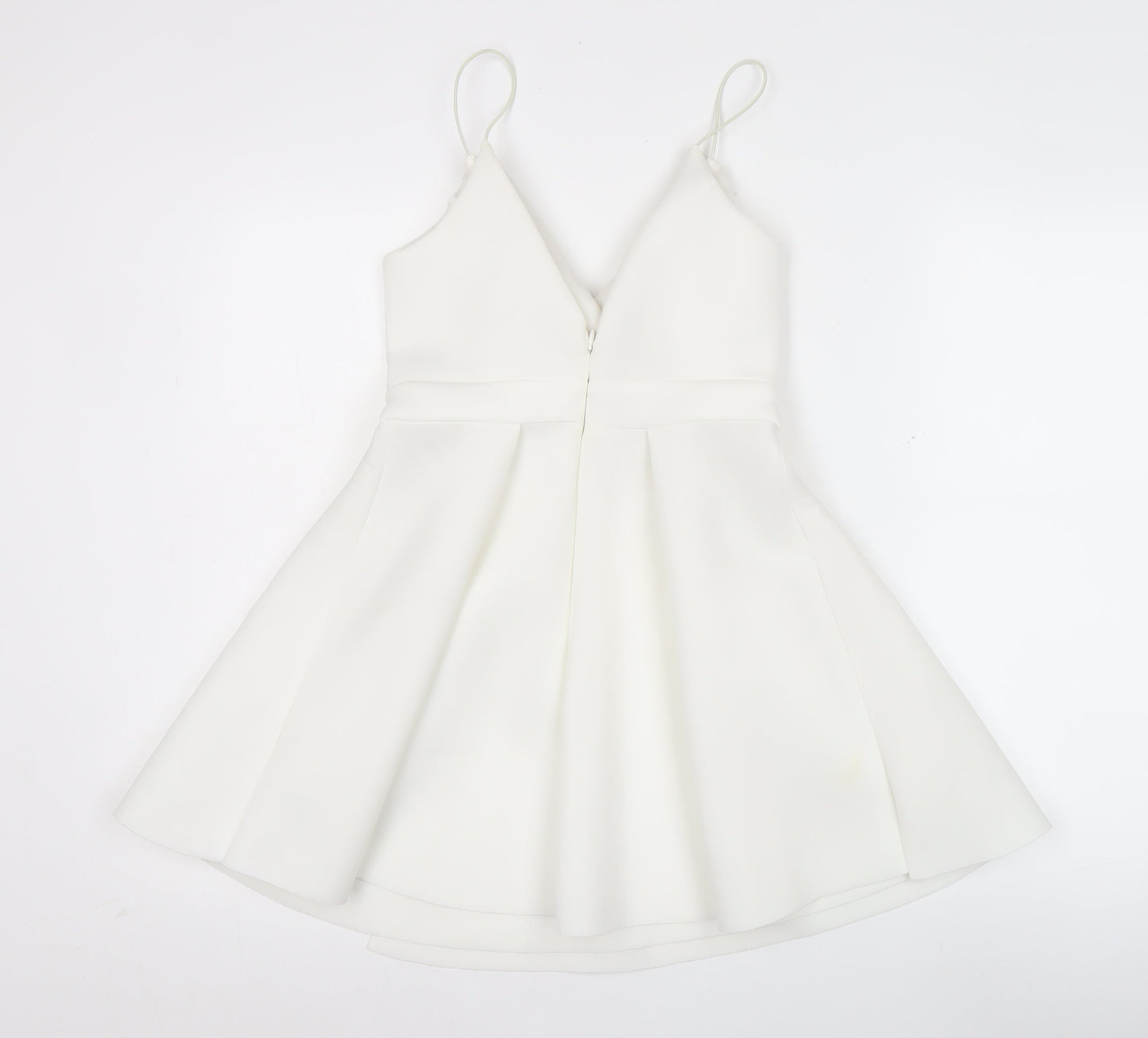ASOS Women’s White Fit & Flare Sleeveless Short Dress UK 8
