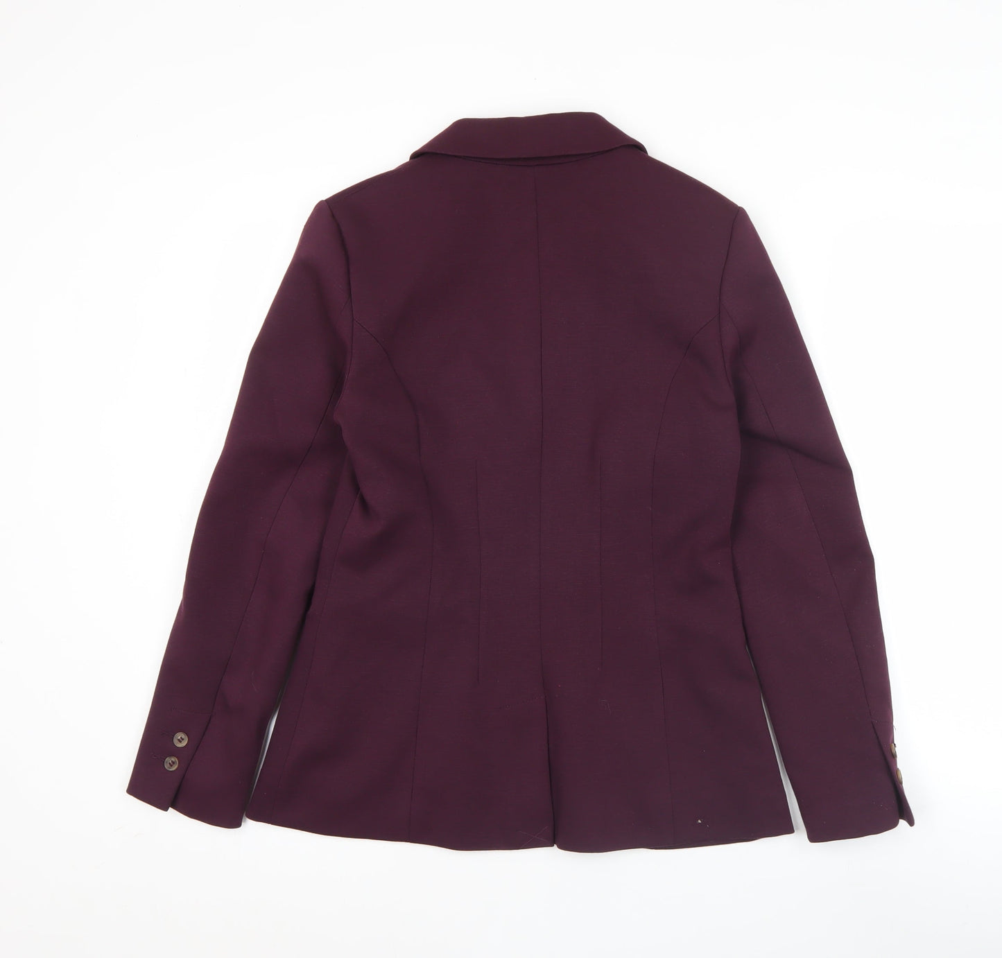 H&M Women's Purple Slim Fit Blazer Jacket UK 10 Workwear Formal