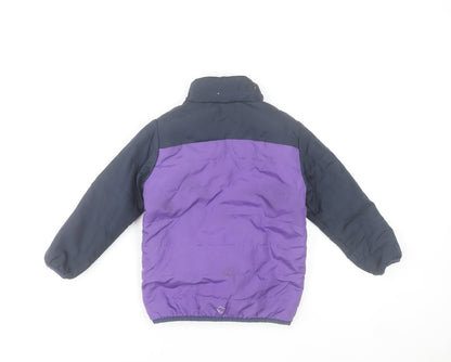 Regatta Girls Purple Puffer Jacket 3-4 Years Lightweight Padded Coat