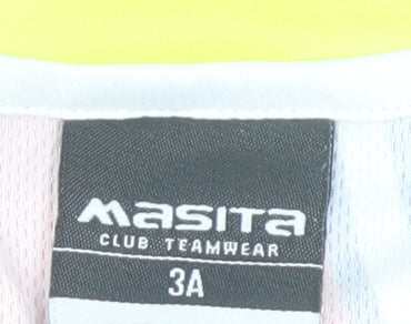 Masita Boys Multicoloured Football Jersey T-Shirt 3 Years Lightweight Sports Top
