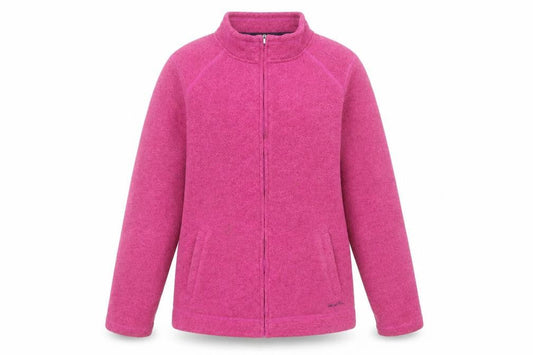 Weird Fish Womens Pink Fleece Full Zip Jacket Size 12