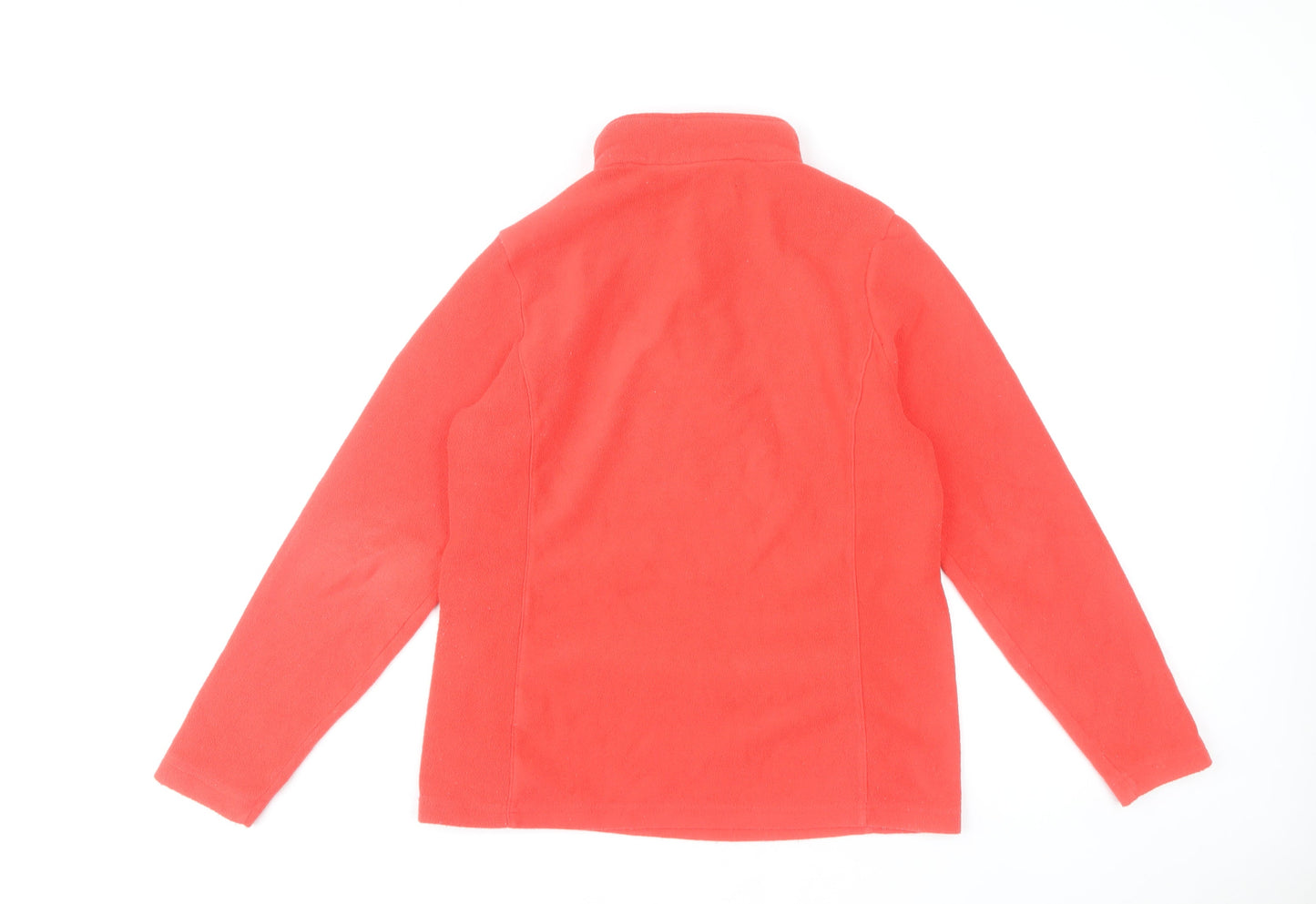 TOG24 Women's Red Fleece 1/4 Zip Pullover Sweatshirt Size 10