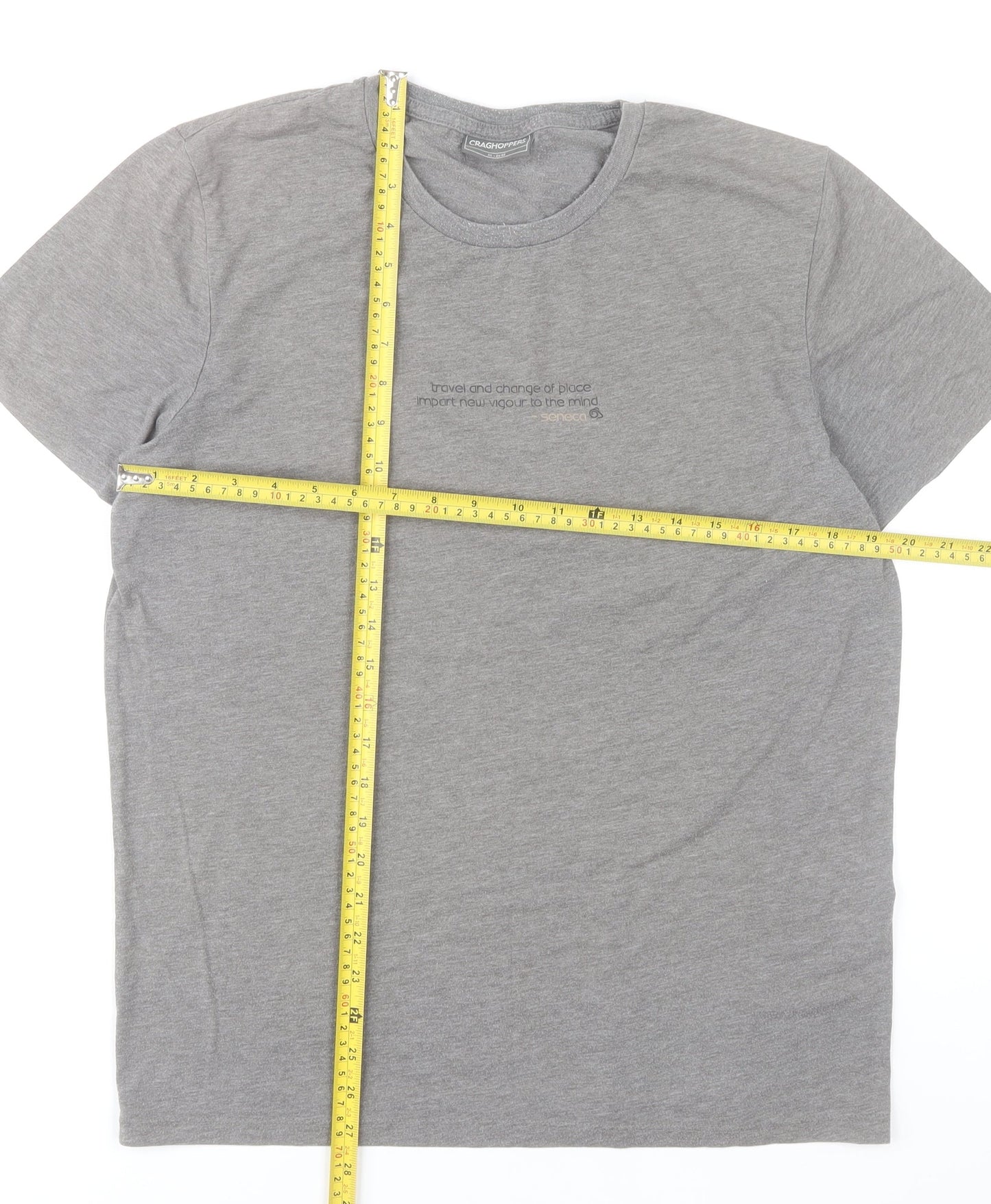 Mens UK Size XL Craghoppers Grey  T-Shirt