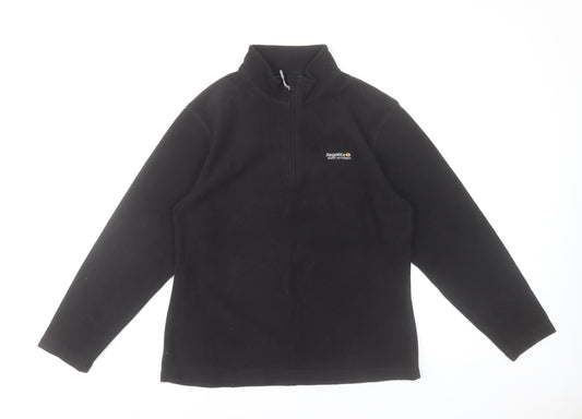 Regatta Great Outdoors Women's Black Fleece Pullover Sweatshirt Size 12