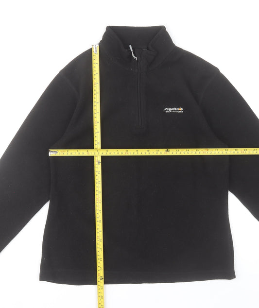 Regatta Great Outdoors Women's Black Fleece Pullover Sweatshirt Size 12