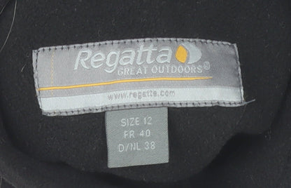 Regatta Great Outdoors Women's Black Fleece Pullover Sweatshirt Size 12