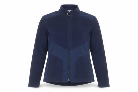 Greg Norman Womens Blue Soft Shell Fleece Jacket M Full Zip Outdoor