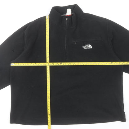 The North Face Men's Black XL Fleece 1/4 Zip Pullover Sweatshirt